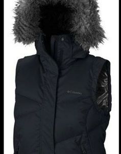 Columbia faux fur vest Omni-Heat shield